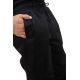 Pantalon style jogging jean noir Bagha
