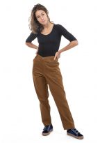 Pantalon twill doux golden hour face