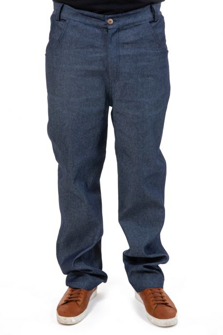 Pantalon large jean mixte Kheleh zoom