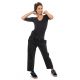 Pantalon femme casual chic noir Jamanah face