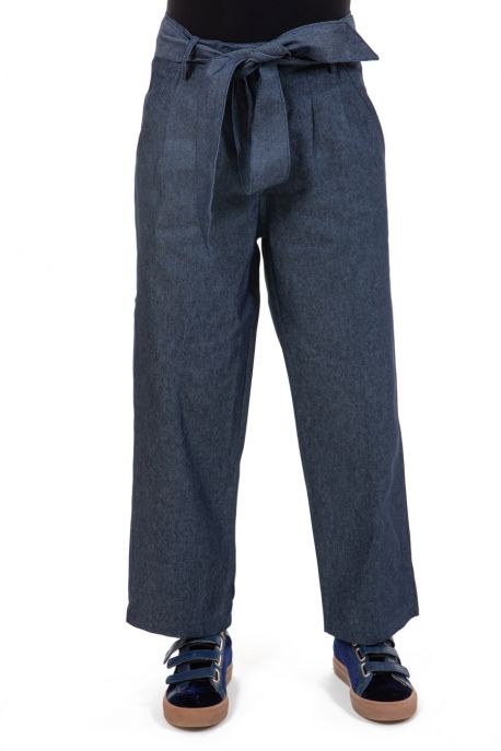 Pantalon jean droit large street chic zoom