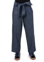 Pantalon jean droit large street chic zoom