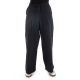 Pantalon large noir pur coton Adhina zoom