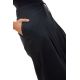 Pantalon large noir pur coton Adhina