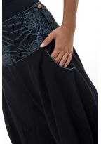 Sarouel ethnique femme classic chic Paon full size