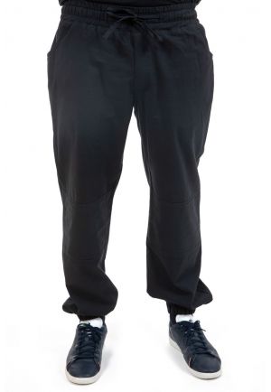 Pantalon style jogging noir mixte