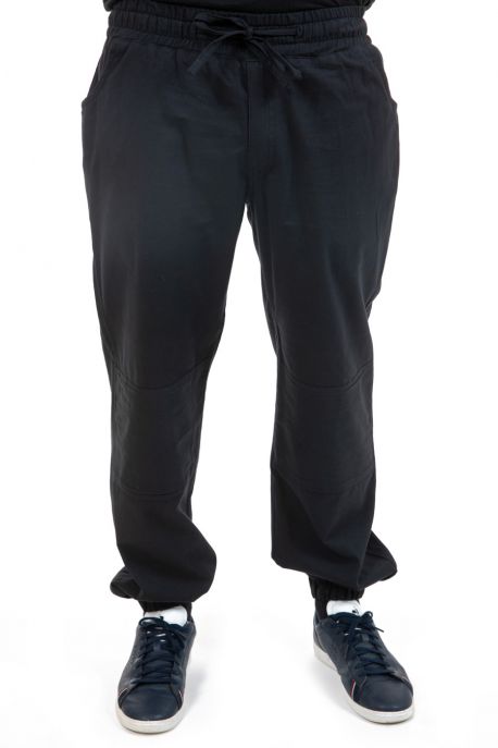 Pantalon style jogging noir mixte