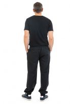 Pantalon style jogging noir mixte