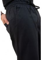 Pantalon style jogging noir mixte