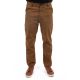 Pantalon twill doux marron fauve Sinha zoom