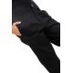 Pantalon cool chic large epais noir