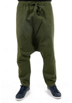 Sarouel droit twill doux kaki Nino zoom