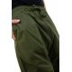 Sarouel droit twill doux kaki Nino