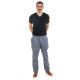 Pantalon large zen mixte gris face