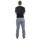 Pantalon large zen mixte gris