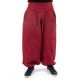 Pantalon sarouel baggy cargo ethnique rouge