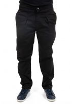 Pantalon cool chic large epais noir zoom homme