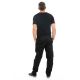 Pantalon cool chic large epais noir