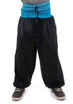 Pantalon sarouel enfant sari bleu zoom