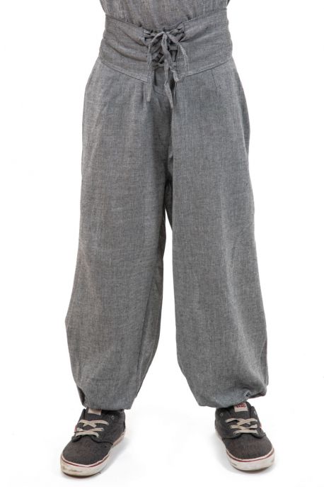 Pantalon bouffant enfant ceinture corset Alba zoom