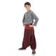 Sarouel enfant ceinture plissee elastique Bakah face