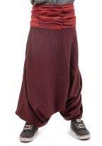 Sarouel enfant ceinture plissee elastique Bakah zoom