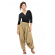 Sarouel elastique uni aladin sarwel indien vert pomme chine clair