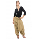 Sarouel elastique uni aladin sarwel indien vert pomme chine clair