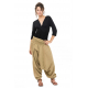 Sarouel elastique uni aladin sarwel indien vert pomme chine clair
