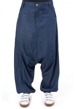 Pantalon sarouel jean bleu Bimbam