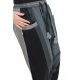 Sarouel bermuda long zen cool mixte noir gris Timroh