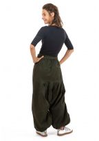 Sarwel ample twill doux epais kaki