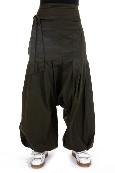 Sarwel ample twill doux epais kaki
