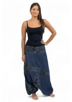 Sarouel femme jean denim extra doux et print full size