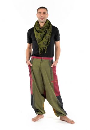 Sarouel big pocket Fantazy Reggae ceinture rouge