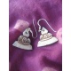 BO7008 Boucle d oreille os de buffle nepalais