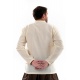 Chemise coton léger nepalais - boutons noix de coco
