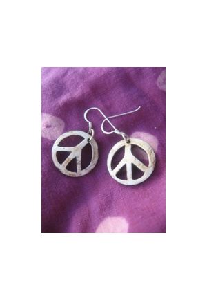 BO7005 Boucle d oreille os de buffle nepalais