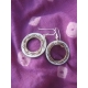 BO7002 Boucle d oreille os de buffle nepalais
