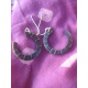 BO7009 Boucle d oreille os de buffle nepalais