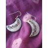 BO7006 Boucle d oreille os de buffle nepalais