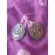BO7007 Boucle d oreille os de buffle nepalais