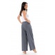 Pantalon fisherman gris