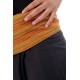 Pantalon Fisherman Thailande Noir rayure orange