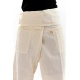 Pantalon pecheur Thai couleur creme
