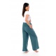 Pantalon Thai gris bleu