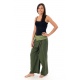 Pantalon Thai Fisherman vert et kaki