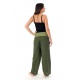 Pantalon Thai Fisherman vert et kaki