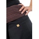 Pantalon Thai noir rayures noires