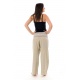 Pantalon Fisherman chanvre rayure chanvre